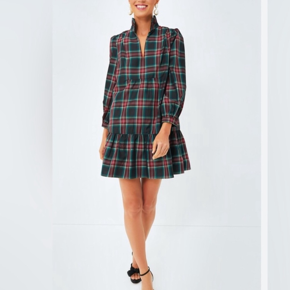 TUCKERNUCK Highland Tartan Plaid Palmerston Dress size S